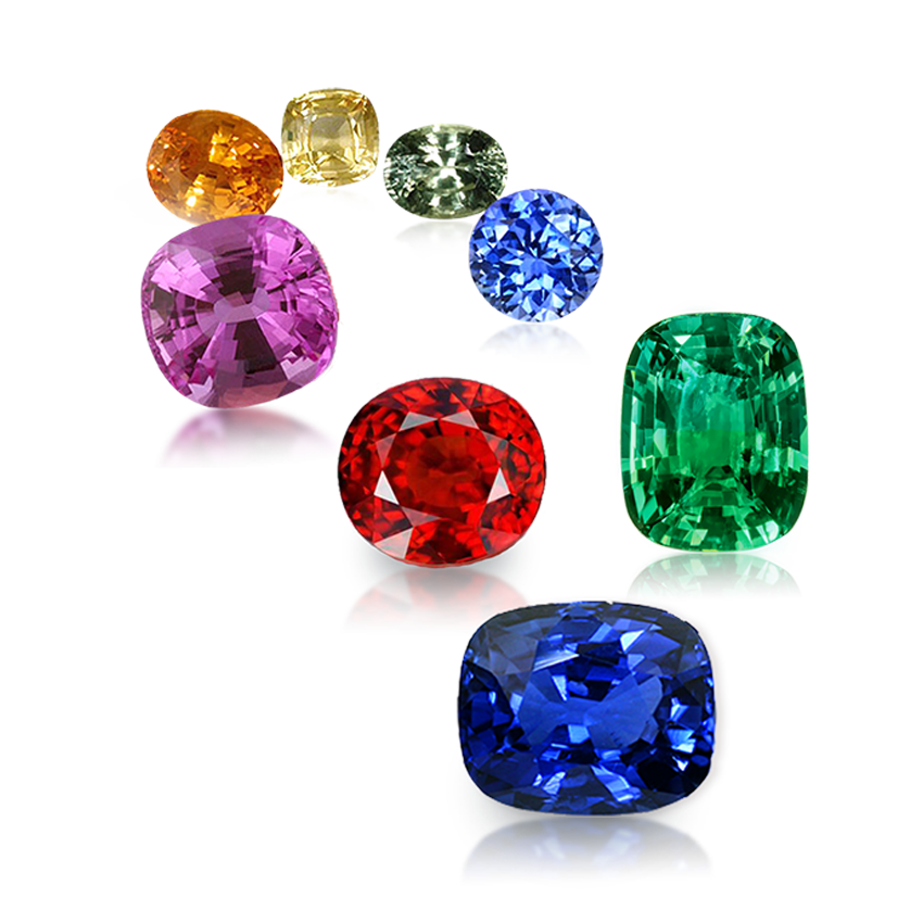All loose gemstones