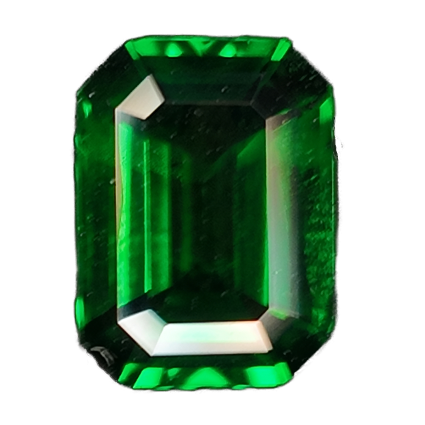 2ct Tsavorite green untreated 8,15 * 5,97 *3,43 mm
